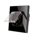 پریز برق دربدار شیشه ای