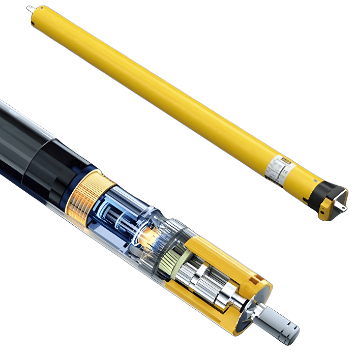 موتور پرده برقی بالارو 6 سیم A-OK AM45 - Image 3