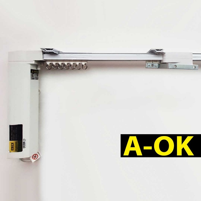 ریل پرده کناررو ساده A-OK